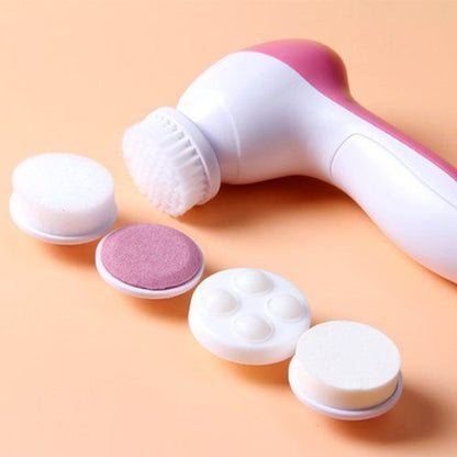 Brosse de Soin & Massage du Visage 5 en 1 – Peau Nette & Éclatante