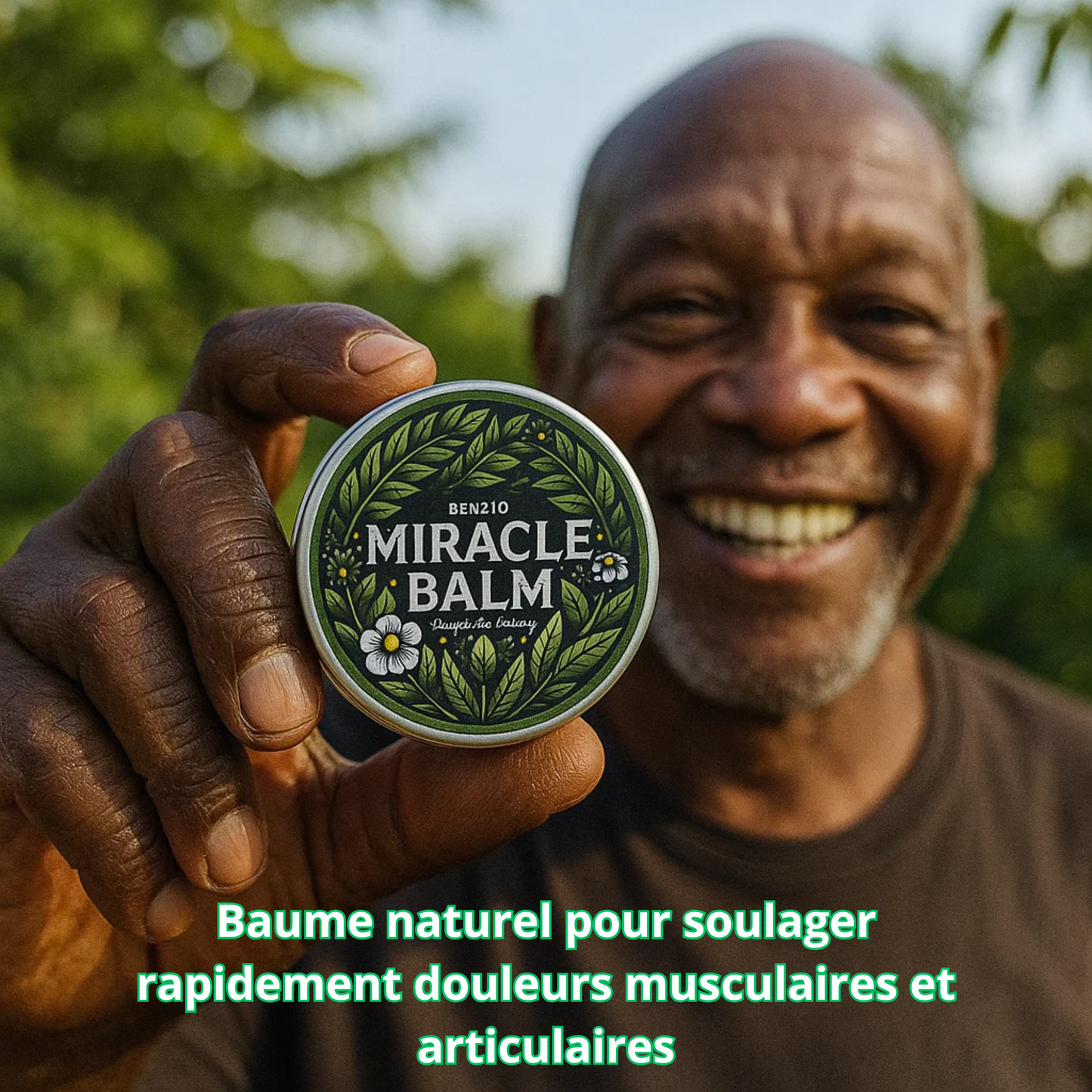 Baume miracle – Crème Apaisante pour les Articulations du Dos, des Jambes et des Pieds. Procure détente et confort.