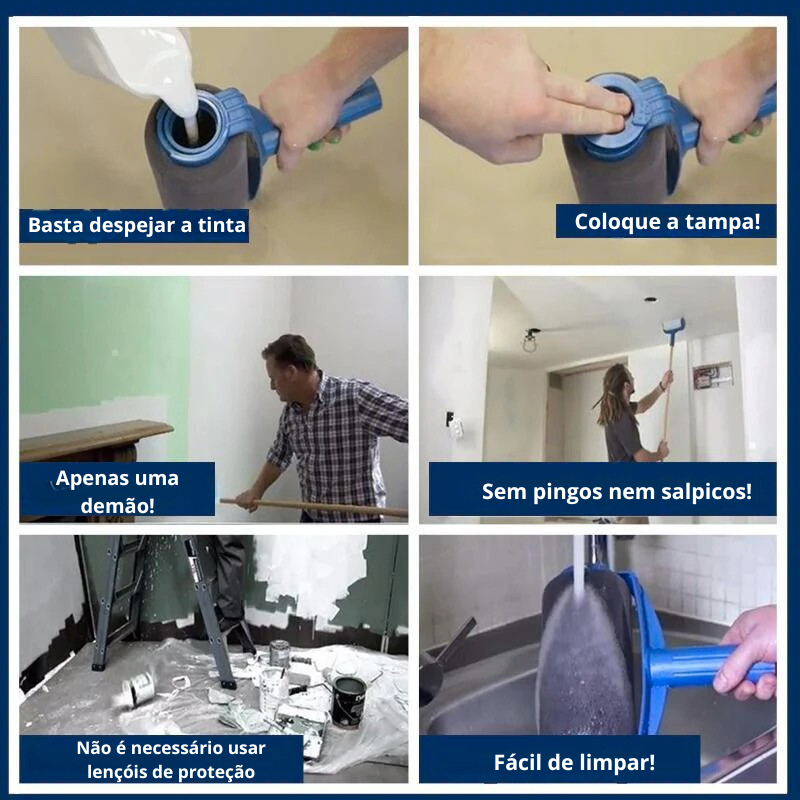 Kit de rouleau de peinture anti-chute