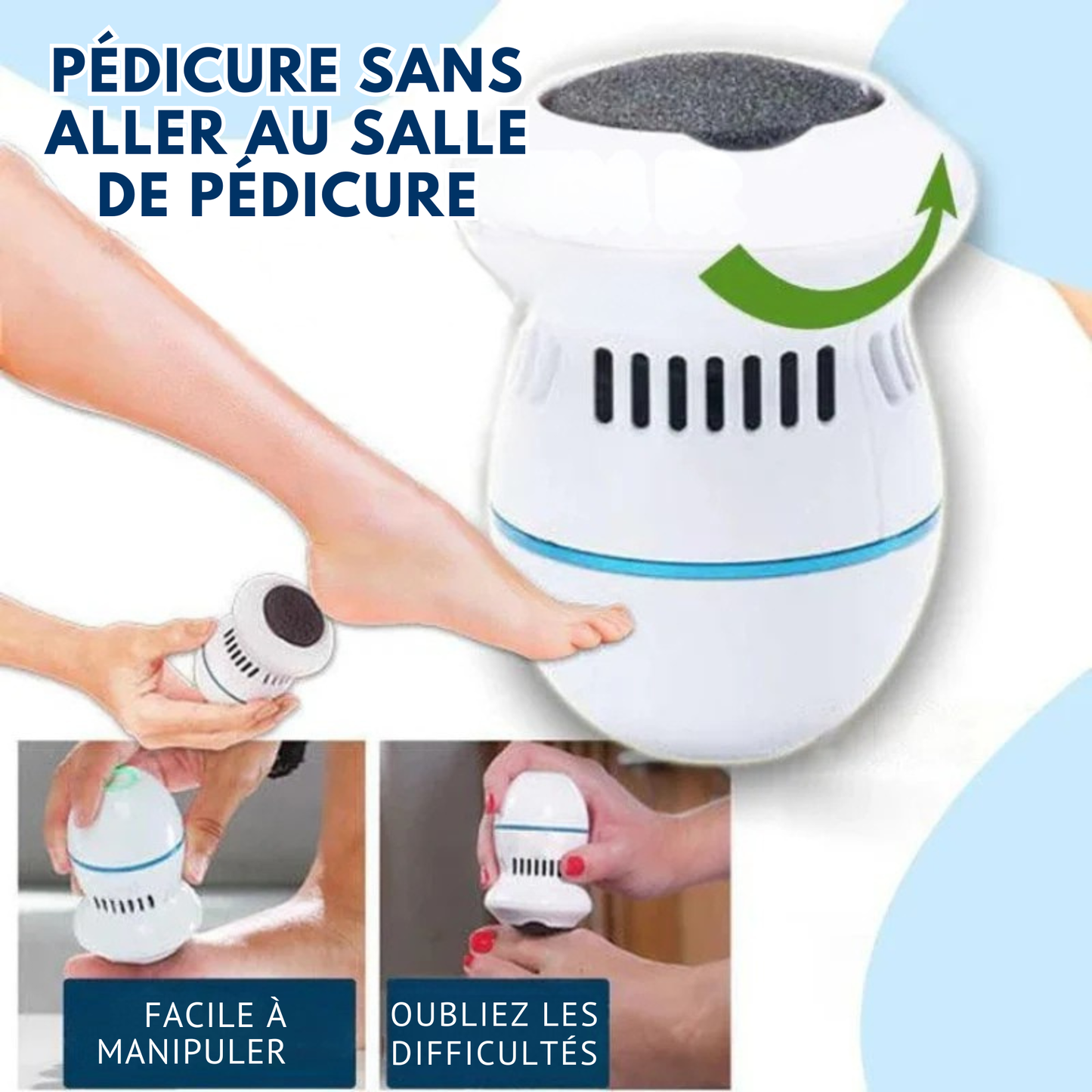 Ponceuse électrique pour les pieds